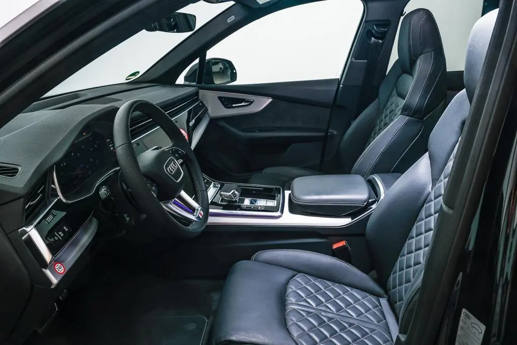 Audi SQ7 2025, dashboard — Marbella Luxury Car Rental, Marbella. The 2025 Audi SQ7 pairs a 507 hp V8 with genuine seven-seat capacity, which is not a…