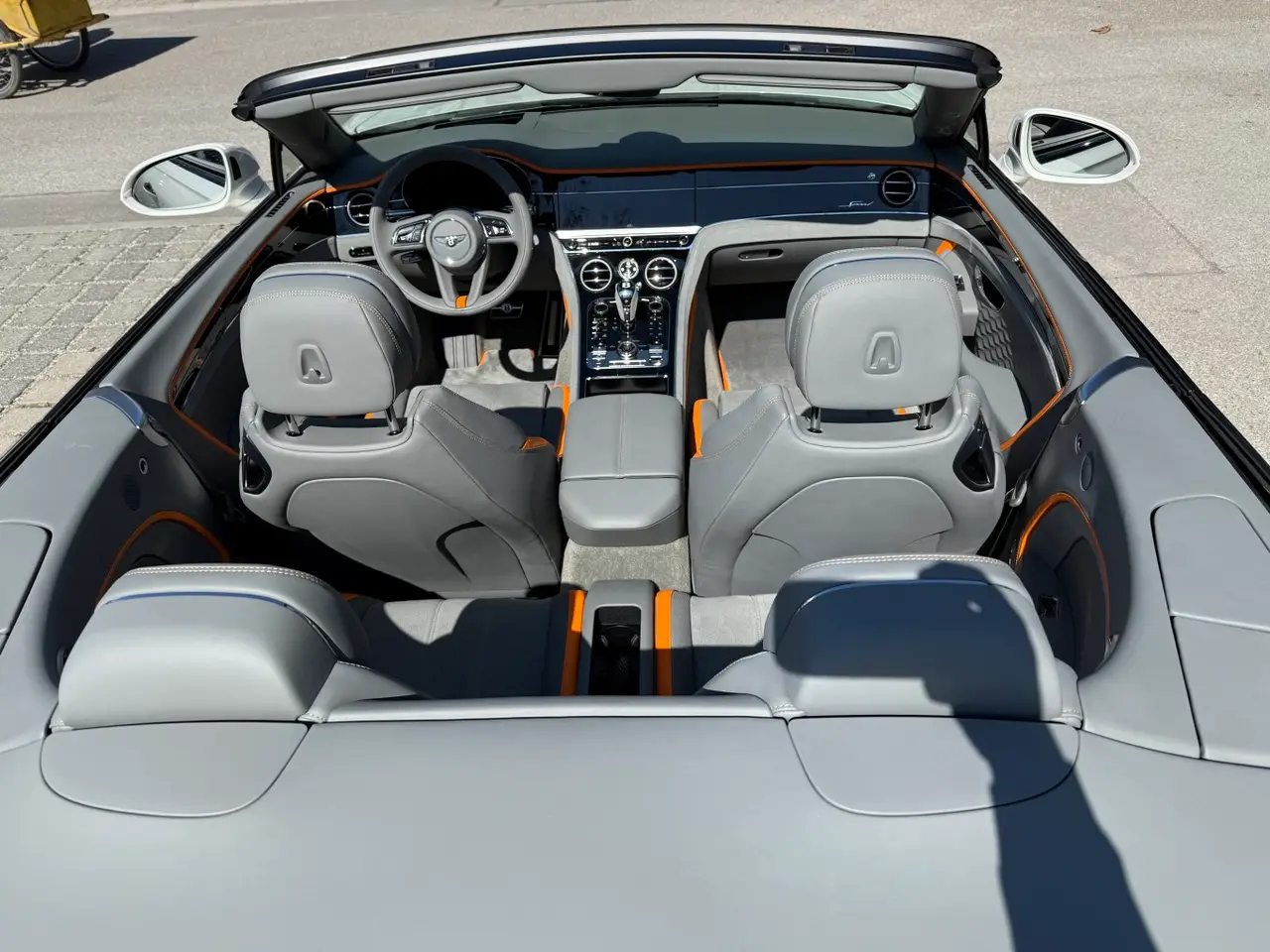 Bentley Continental GTC Speed 2025, interior — Marbella Luxury Car Rental, Marbella. The 2025 Bentley Continental GTC Speed pairs a 650 hp W12 with a soft-top roof and four…