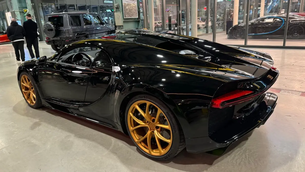 Bugatti Chiron 110 Ani 2019, front view — Marbella Luxury Car Rental, Marbella. The Bugatti Chiron 110 Ans Bugatti is not a car you drive so much as an event you…