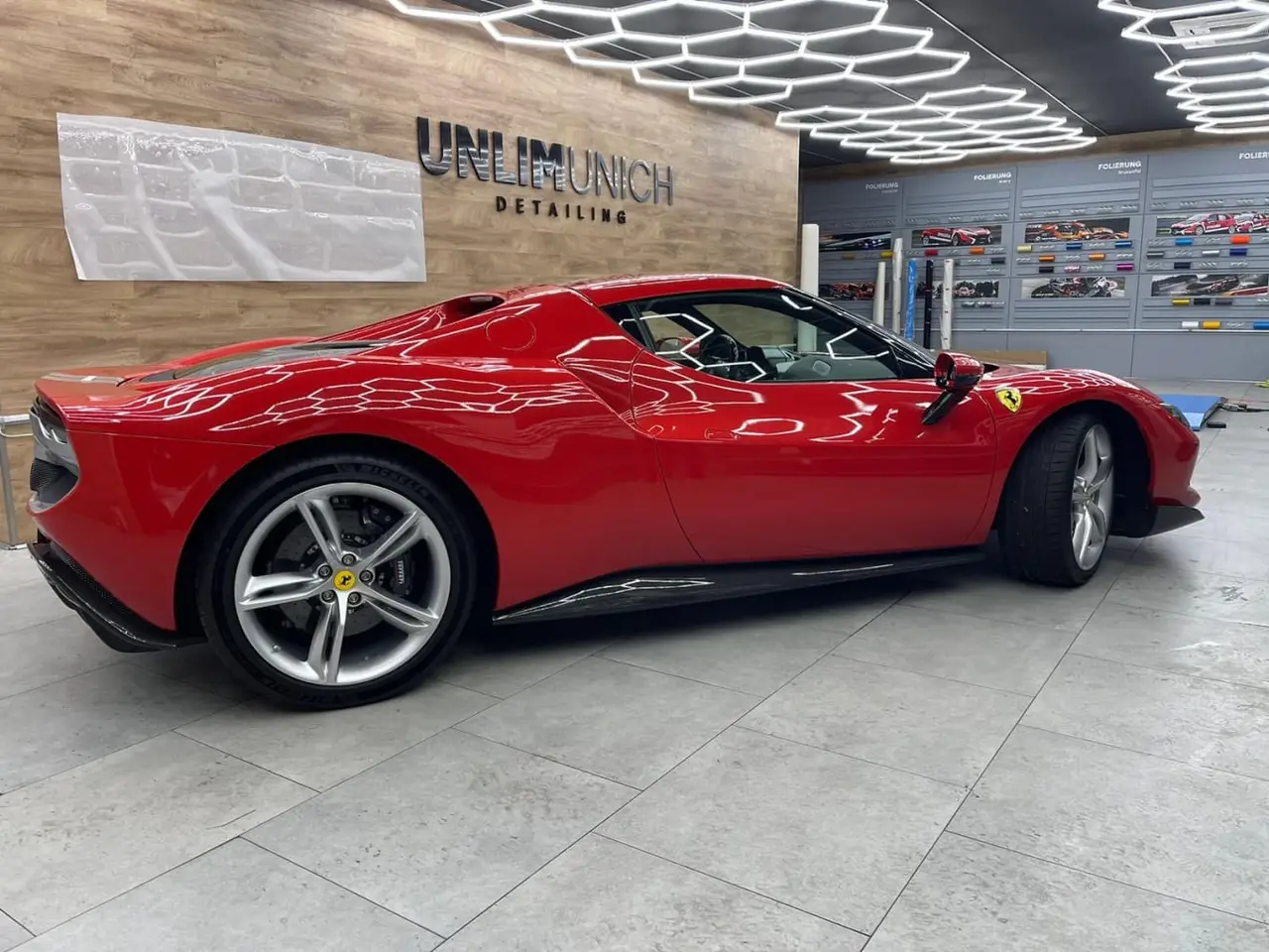 Ferrari 296 GTB 2023, interior — Marbella Luxury Car Rental, Marbella. The Ferrari 296 GTB is built around a two-seat cockpit and 830 hp, numbers that translate…