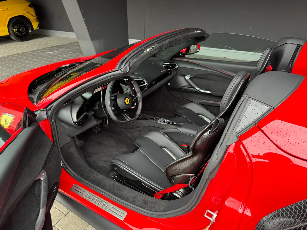 Ferrari 296 GTS Spider 2024, dashboard — Marbella Luxury Car Rental, Marbella. The Ferrari 296 GTS Spider pairs a plug-in hybrid V6 with 819 hp, a figure that puts it…