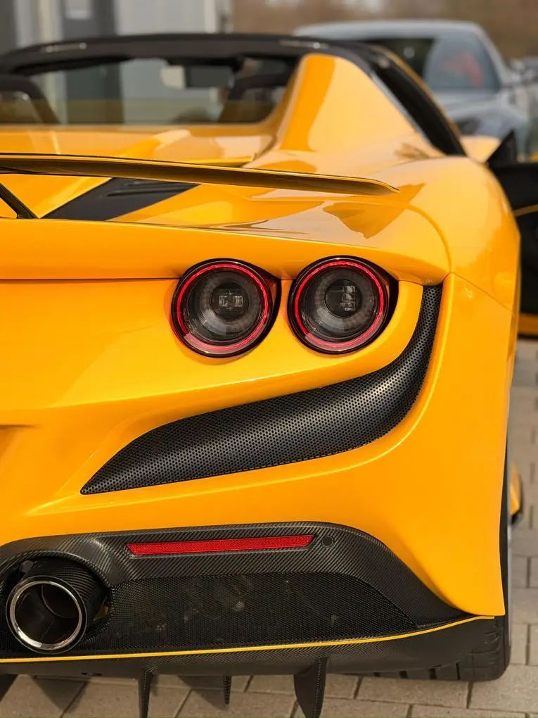 Ferrari F8 SPIDER 2023, front view — Marbella Luxury Car Rental, Marbella. The Ferrari F8 Spider pairs a 720 hp twin-turbo V8 with a retractable hard top, so the…