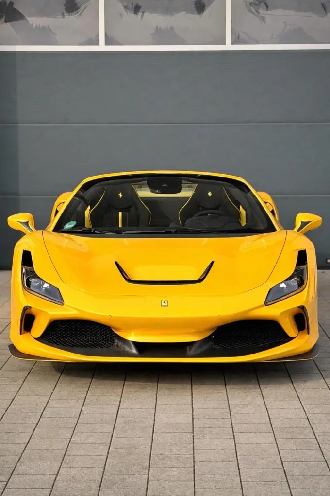 Ferrari F8 SPIDER 2023, rear view — Marbella Luxury Car Rental, Marbella. The Ferrari F8 Spider pairs a 720 hp twin-turbo V8 with a retractable hard top, so the…