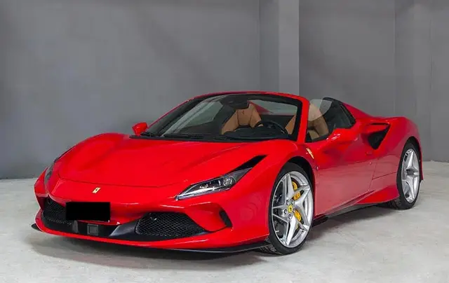 Ferrari F8 Tributo Spider Red 2023 — Marbella Luxury Car Rental, Marbella