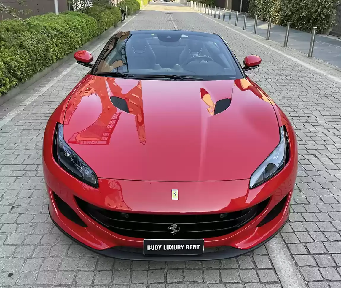 Ferrari Portofino M 2023, interior — Marbella Luxury Car Rental, Marbella. The Ferrari Portofino M sits in the fleet as the four-seat convertible option among the…
