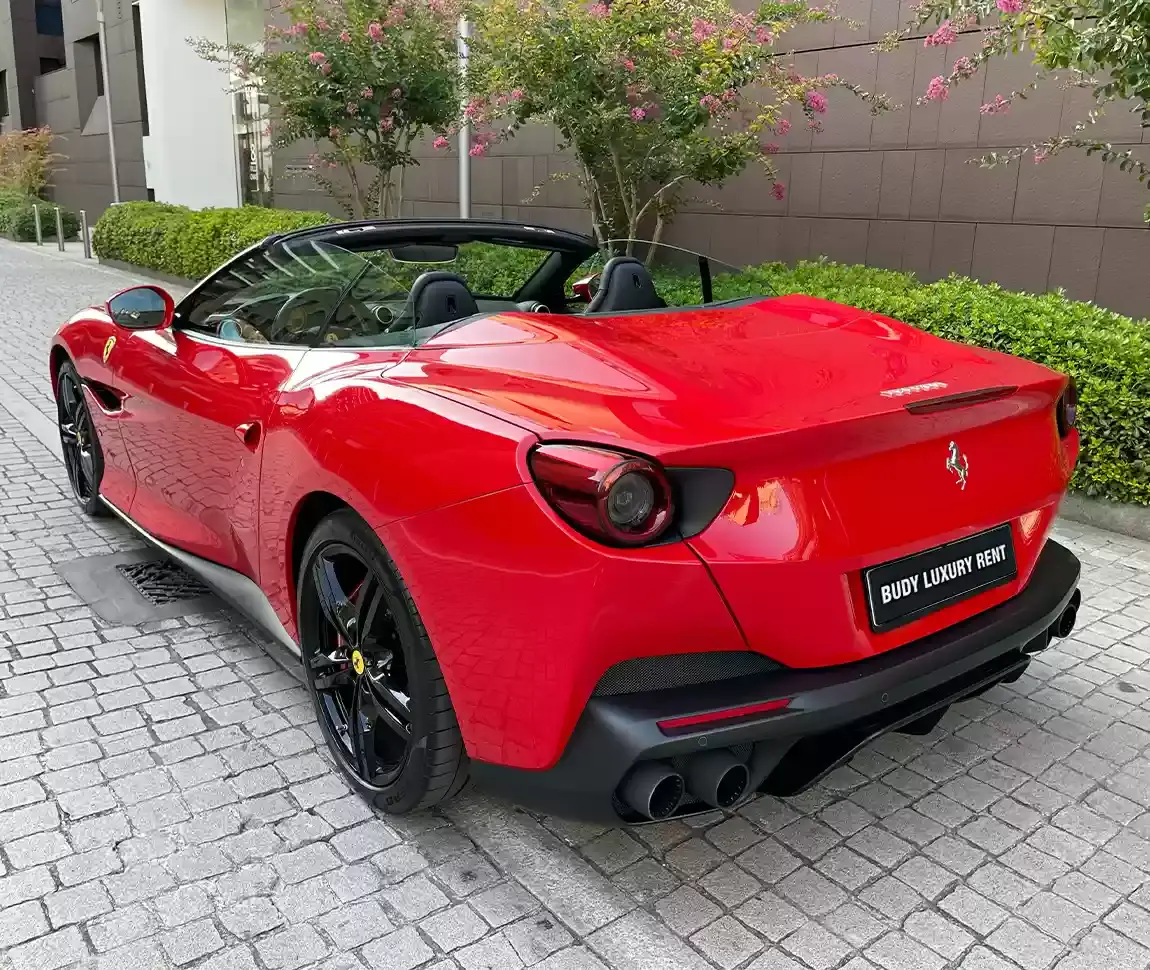 Ferrari Portofino M 2023, dashboard — Marbella Luxury Car Rental, Marbella. The Ferrari Portofino M sits in the fleet as the four-seat convertible option among the…