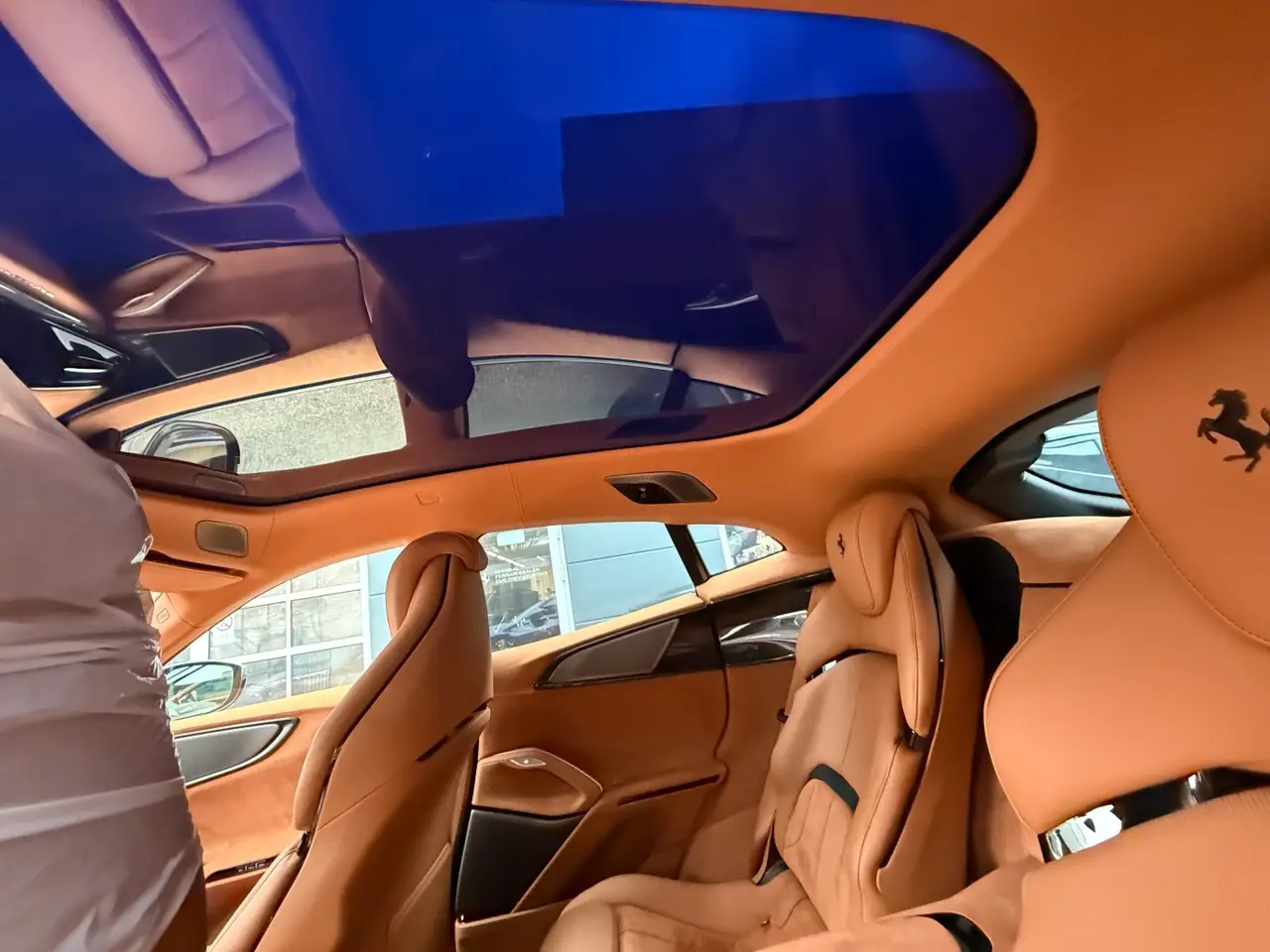 Ferrari Purosangue 2024, interior — Marbella Luxury Car Rental, Marbella. The Ferrari Purosangue is the maker's first car with five seats, and that changes what…
