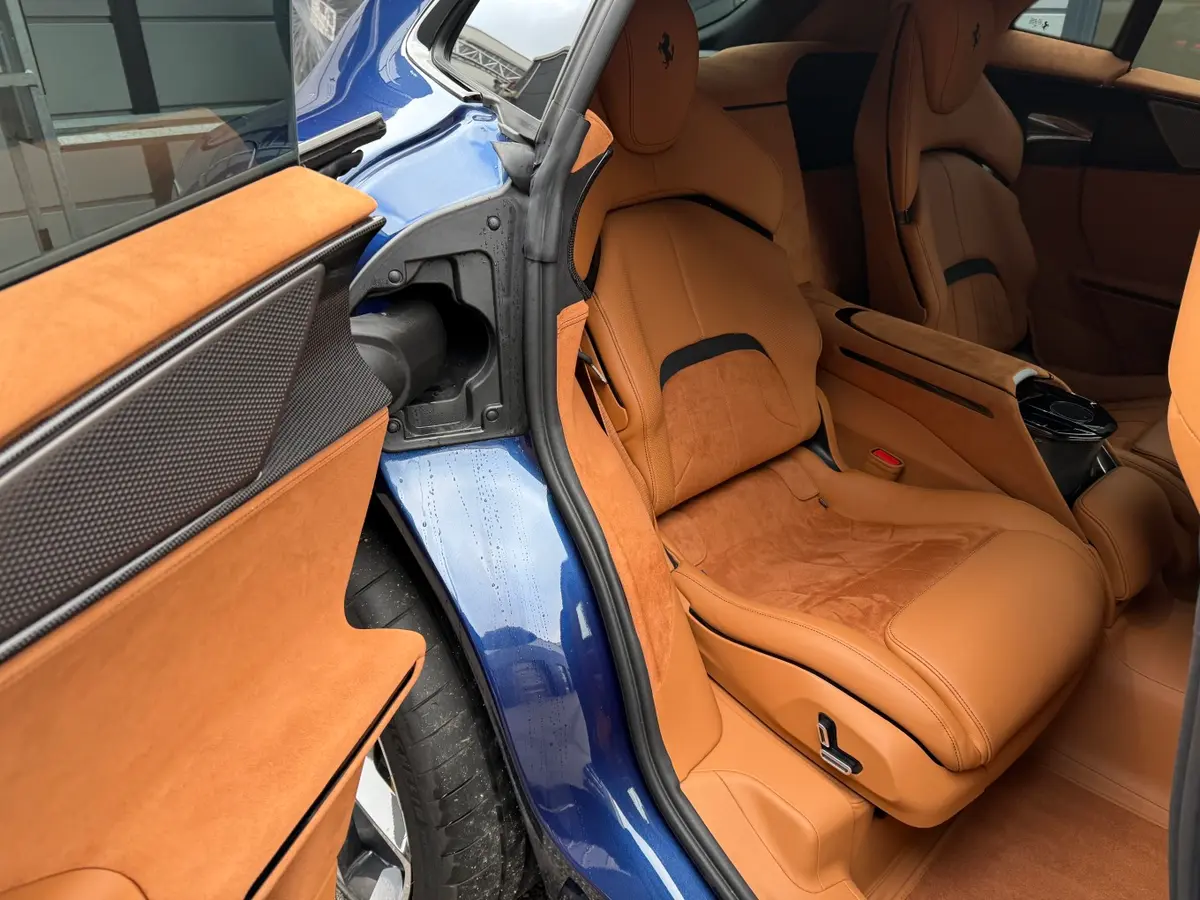 Ferrari Purosangue 2024, dashboard — Marbella Luxury Car Rental, Marbella. The Ferrari Purosangue is the maker's first car with five seats, and that changes what…