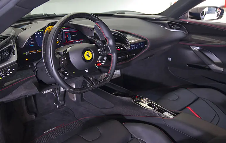 Ferrari SF90 Stradale 2025, exterior — Marbella Luxury Car Rental, Marbella. The Ferrari SF90 Stradale sits at the top of the marque's road-going range for a reason:…