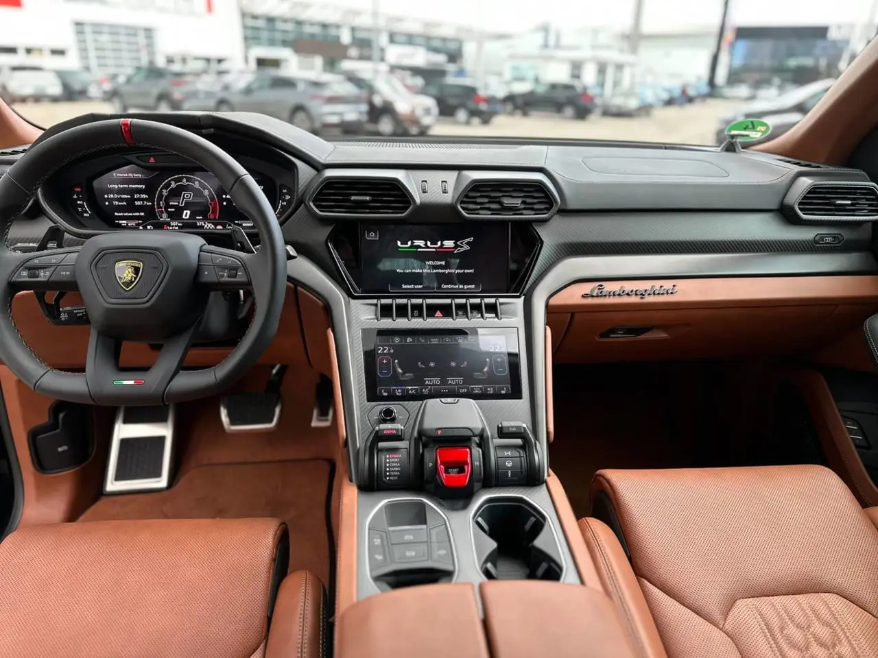 Lamborghini Urus S 2023, rear view — Marbella Luxury Car Rental, Marbella. The Lamborghini Urus S carries 657 hp inside a five-seat SUV body, which means the usual…