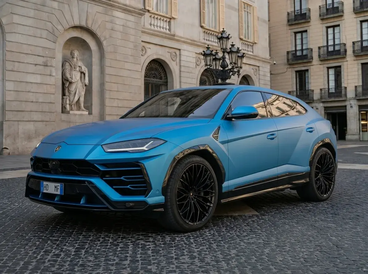 Lamborghini Urus SE 2025, exterior — Marbella Luxury Car Rental, Marbella. The Lamborghini Urus SE brings 800 hp to a body style that most owners actually use…