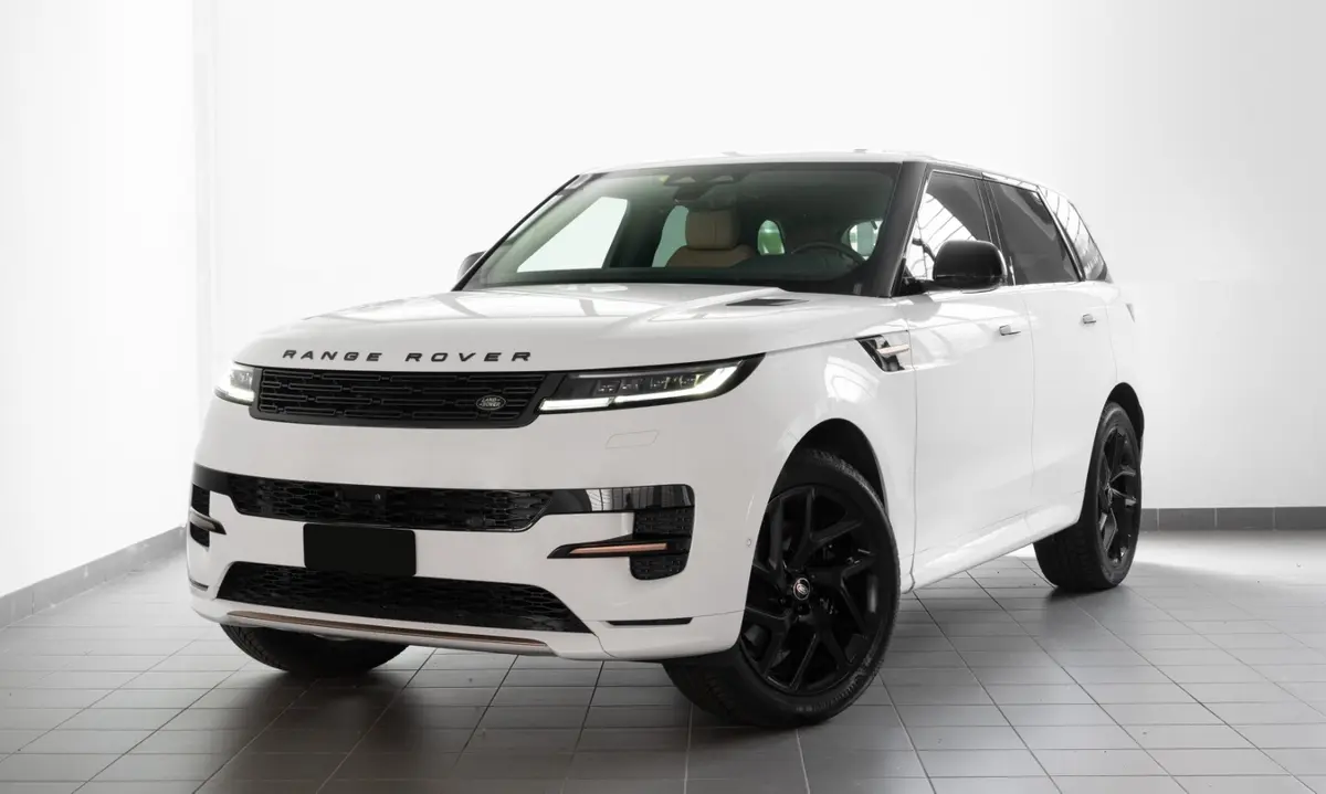 Land Rover Range Rover Sport 2025, rear view — Marbella Luxury Car Rental, Marbella. The 2025 Range Rover Sport carries 400 hp with the kind of composure that makes it feel…