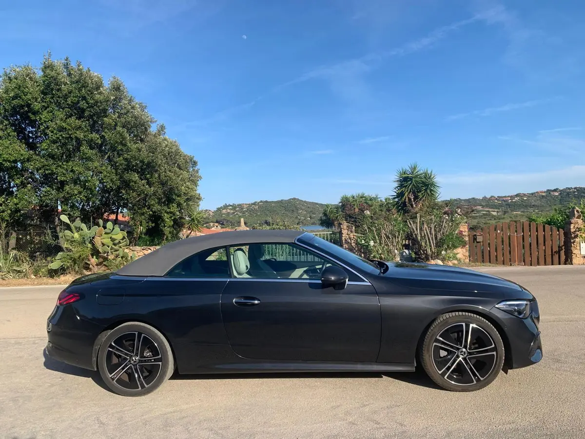 Mercedes Benz CLE Cabrio 2025, exterior — Marbella Luxury Car Rental, Marbella. The 2025 Mercedes Benz CLE Cabrio brings 258 hp to a car built for open-top comfort…