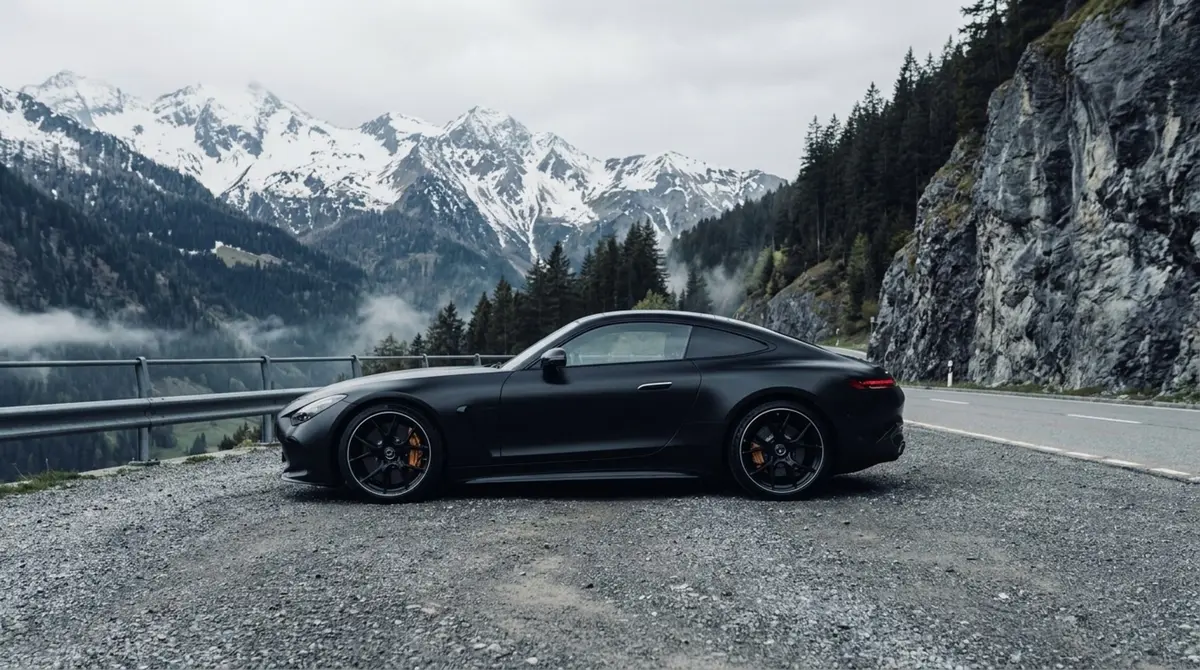 Mercedes Benz GT63 AMG Coupe 2024, exterior — Marbella Luxury Car Rental, Marbella. The Mercedes-AMG GT63 Coupe is a two-seat statement of intent: 577 hp routed through a…