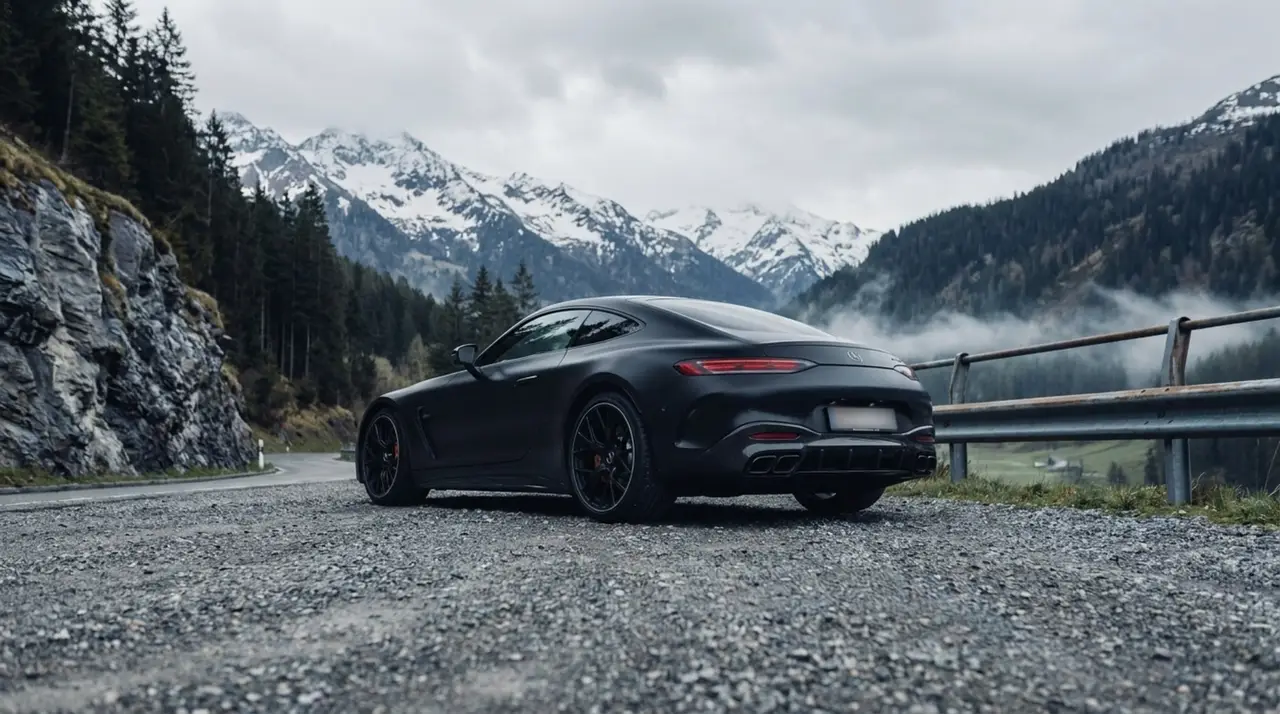 Mercedes Benz GT63 AMG Coupe 2024, front view — Marbella Luxury Car Rental, Marbella. The Mercedes-AMG GT63 Coupe is a two-seat statement of intent: 577 hp routed through a…