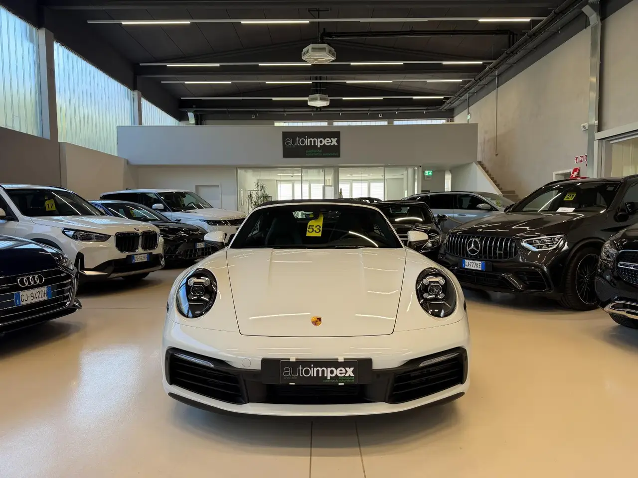 Porsche 911 Carrera S Cabrio (992) 2025, dashboard — Marbella Luxury Car Rental, Marbella. The 2025 Porsche 911 Carrera S Cabrio (992) is the kind of car that rewards a good road…