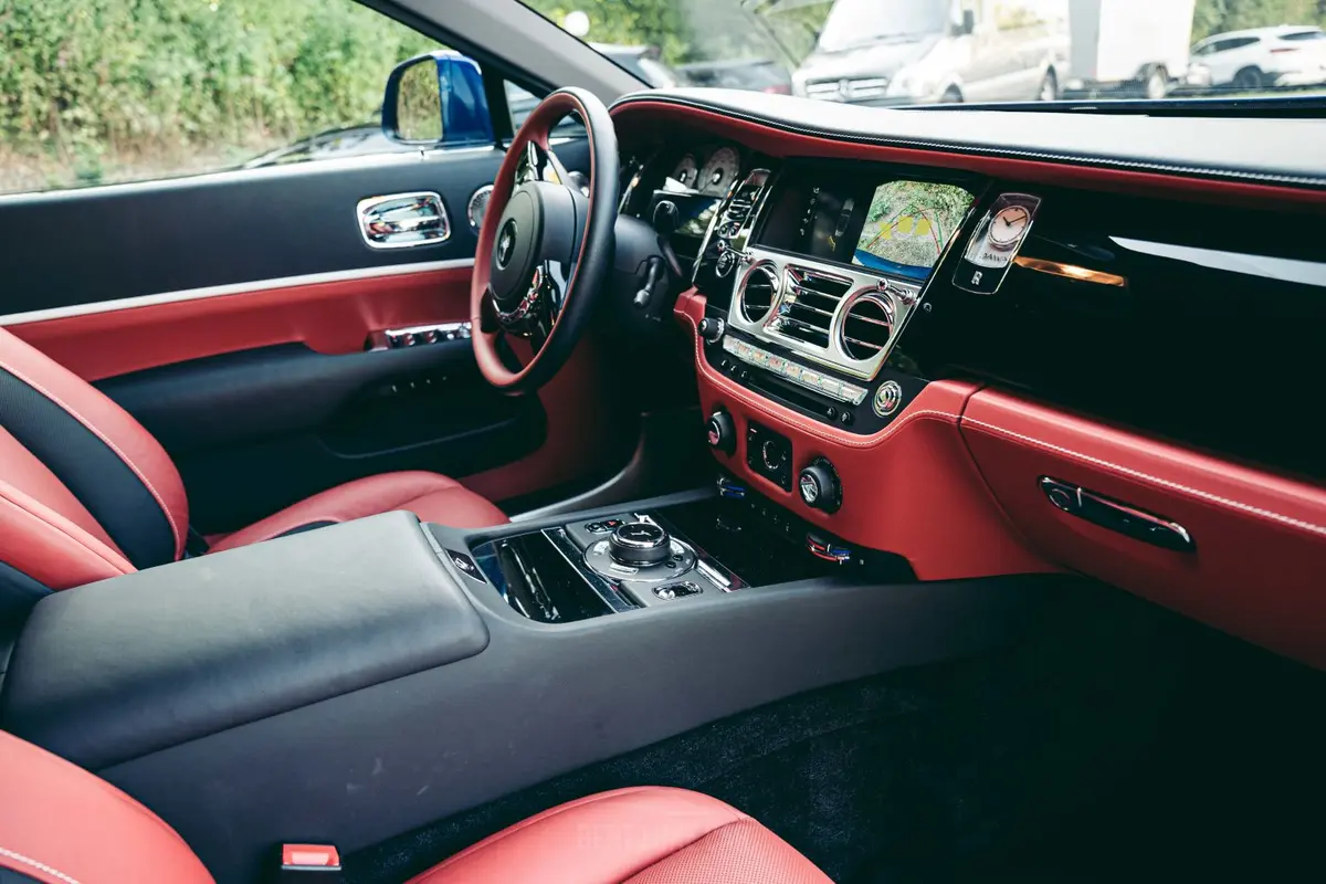 Rolls-Royce Dawn 2022, interior — Marbella Luxury Car Rental, Marbella. The Rolls-Royce Dawn is a drop-top four-seater built for slow, deliberate driving rather…