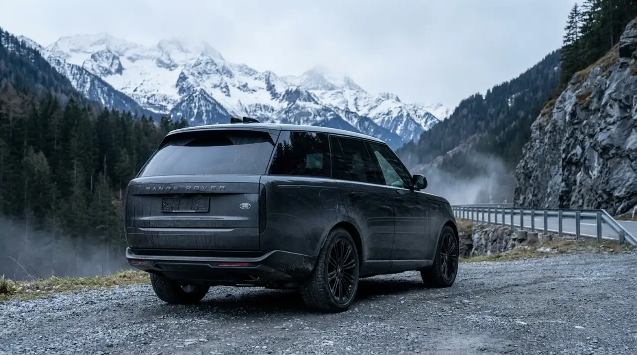 Rover Range Rover Autobiography P530 2026, front view — Marbella Luxury Car Rental, Marbella. The 2026 Range Rover Autobiography P530 carries 530 hp with the kind of quiet authority…