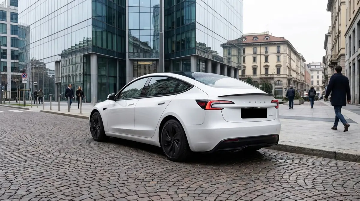 Tesla Model 3 Performance 2026, exterior — Marbella Luxury Car Rental, Marbella. The 2026 Tesla Model 3 Performance brings 510 hp to a saloon shape that most people…